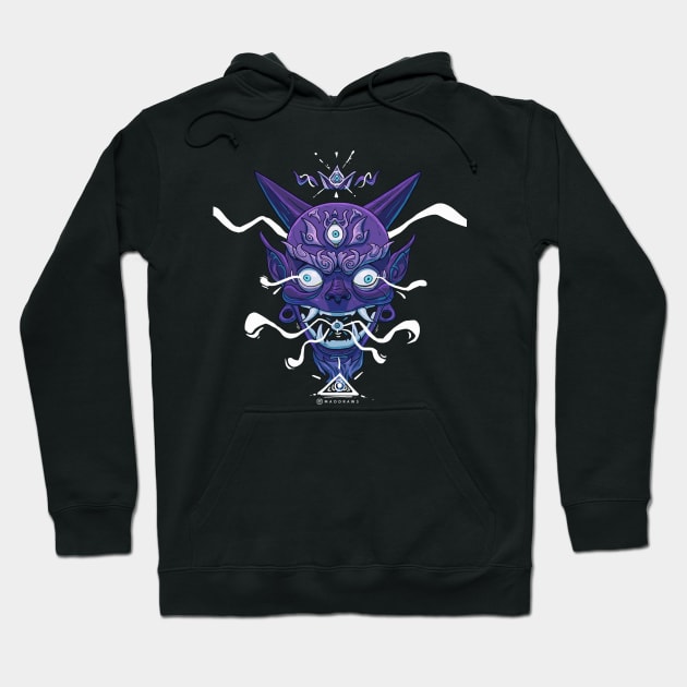 Oni Mask Hoodie by Maodraws